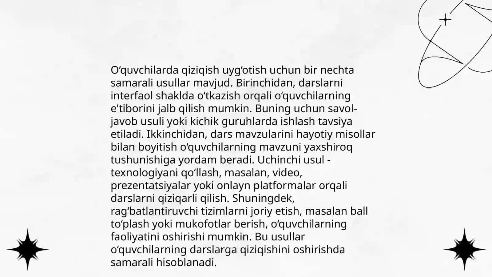 O'quv motivatsiyasining ahamiyati 4