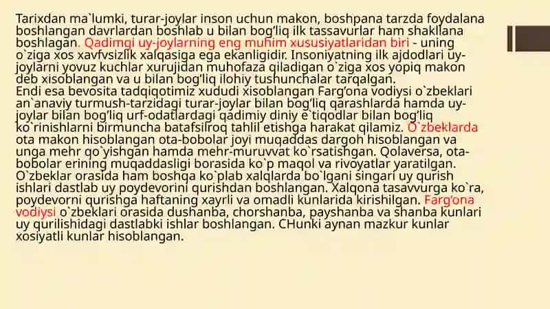 O'zbek xalqi madaniyatida qadimiy diniy tasavvurlar izlari tatimizm 4