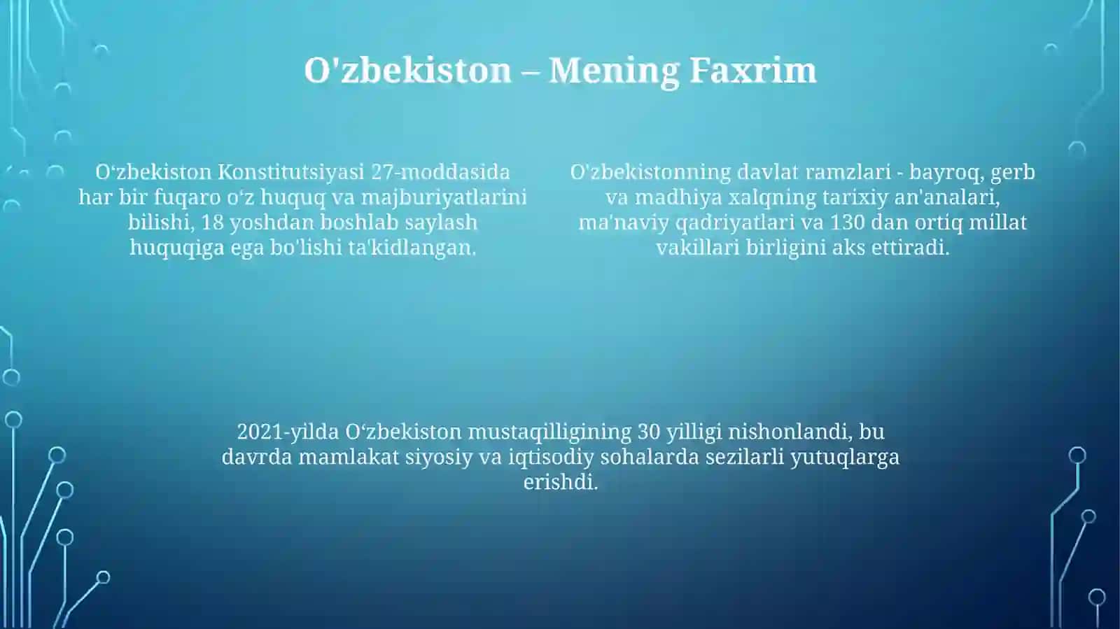 Men Vatanimning munosib fuqarosiman 4