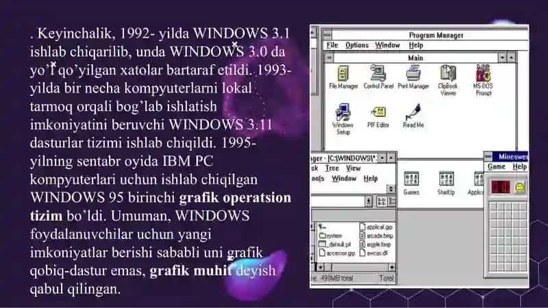 Windows operatsion tizimi 4