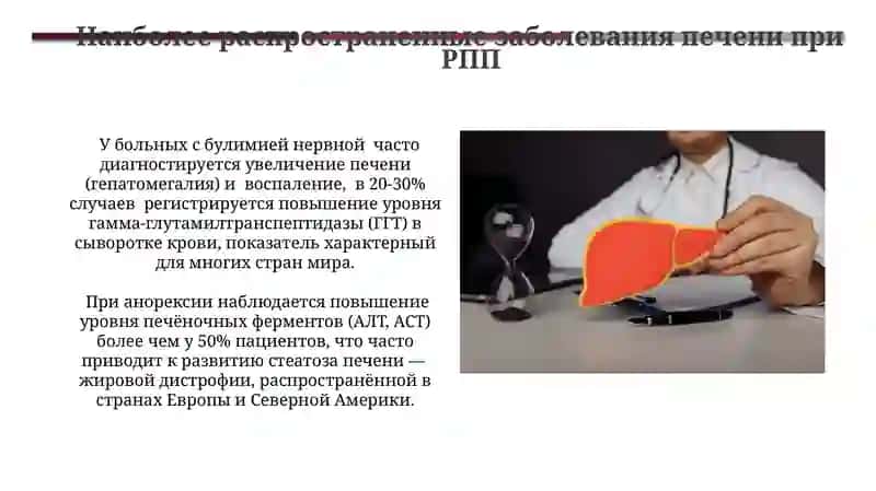 Диагностика и лечение печеночных патологий на фоне пищевых расстройств 4
