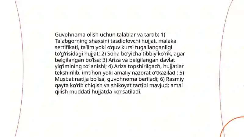 Guvohnoma, yoʻriqnoma, nizom, ustav, shartnoma 4