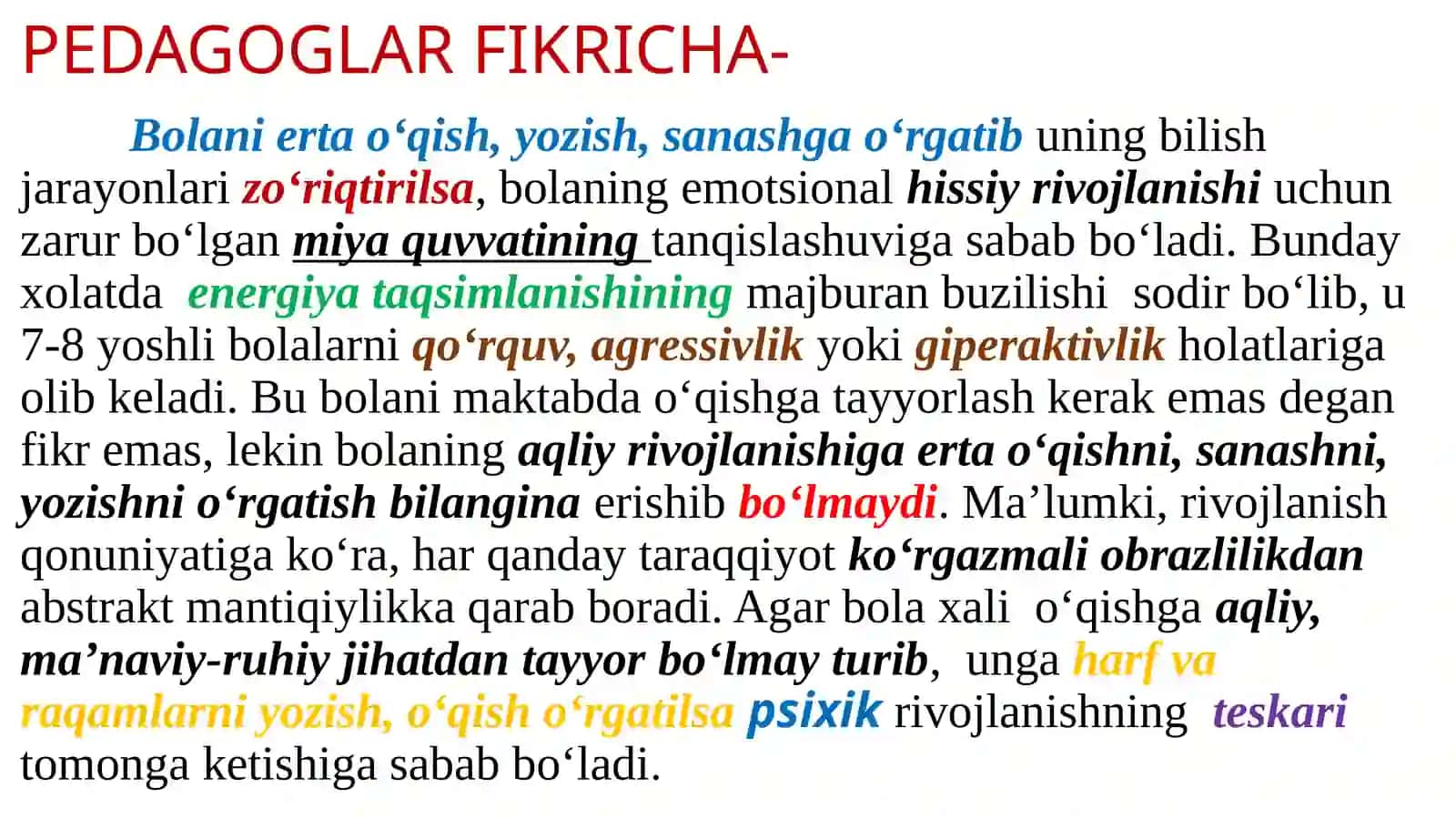 KICHIK MAKTABYOSHI DAVRIDA PSIXIK RIVOJLANISH XUSUSIYATLAR 4