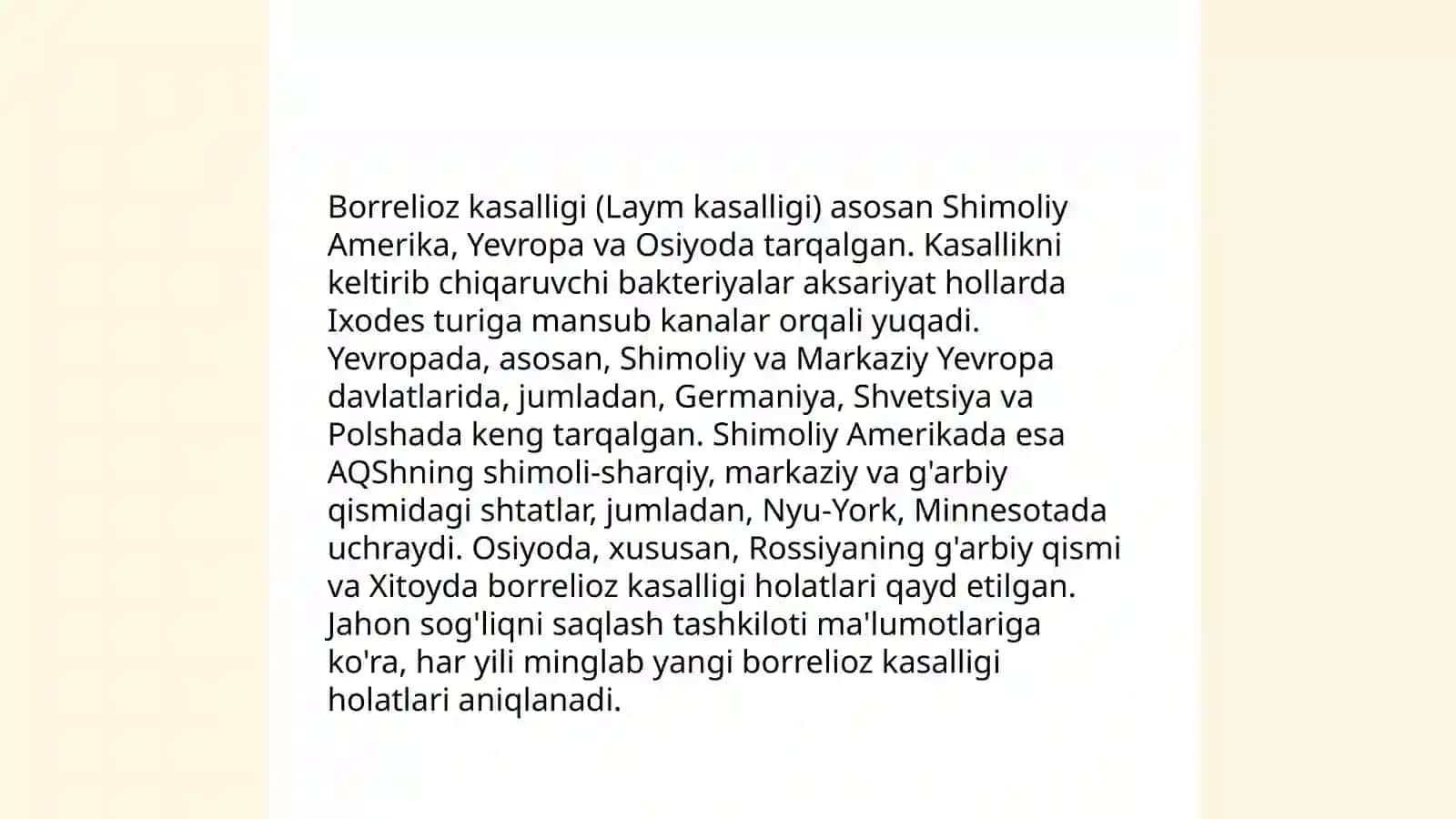 Borretiozlar morfologiyasi strukturasi, tarqalganligi keltirib chiqaruvchi kasallik labaratoriya diagnostikasi 4
