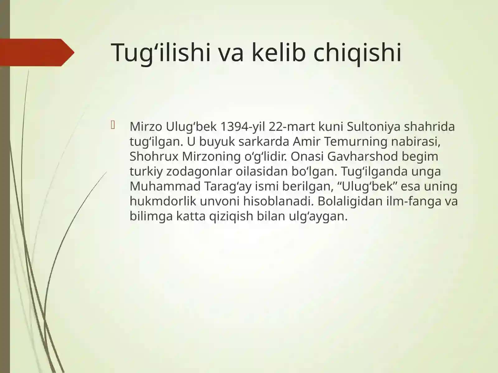 Mirzo Ulug‘bek – davlat arbobi va buyuk olim 4