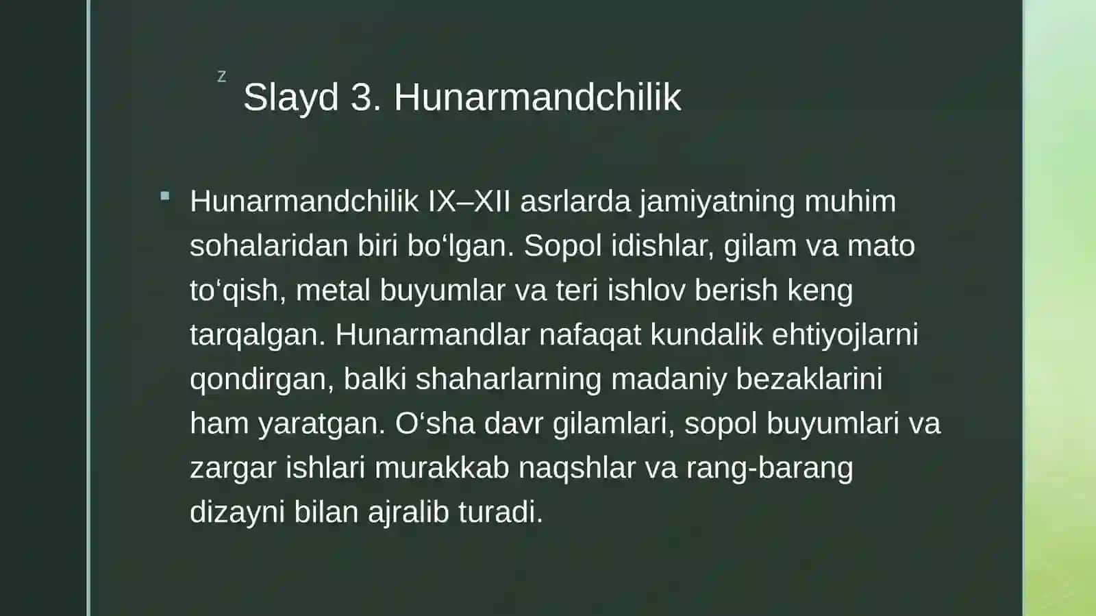 IXXllasarlarda mamlakatimiz hududida ro'y bergan madaniy uyg'onish 4