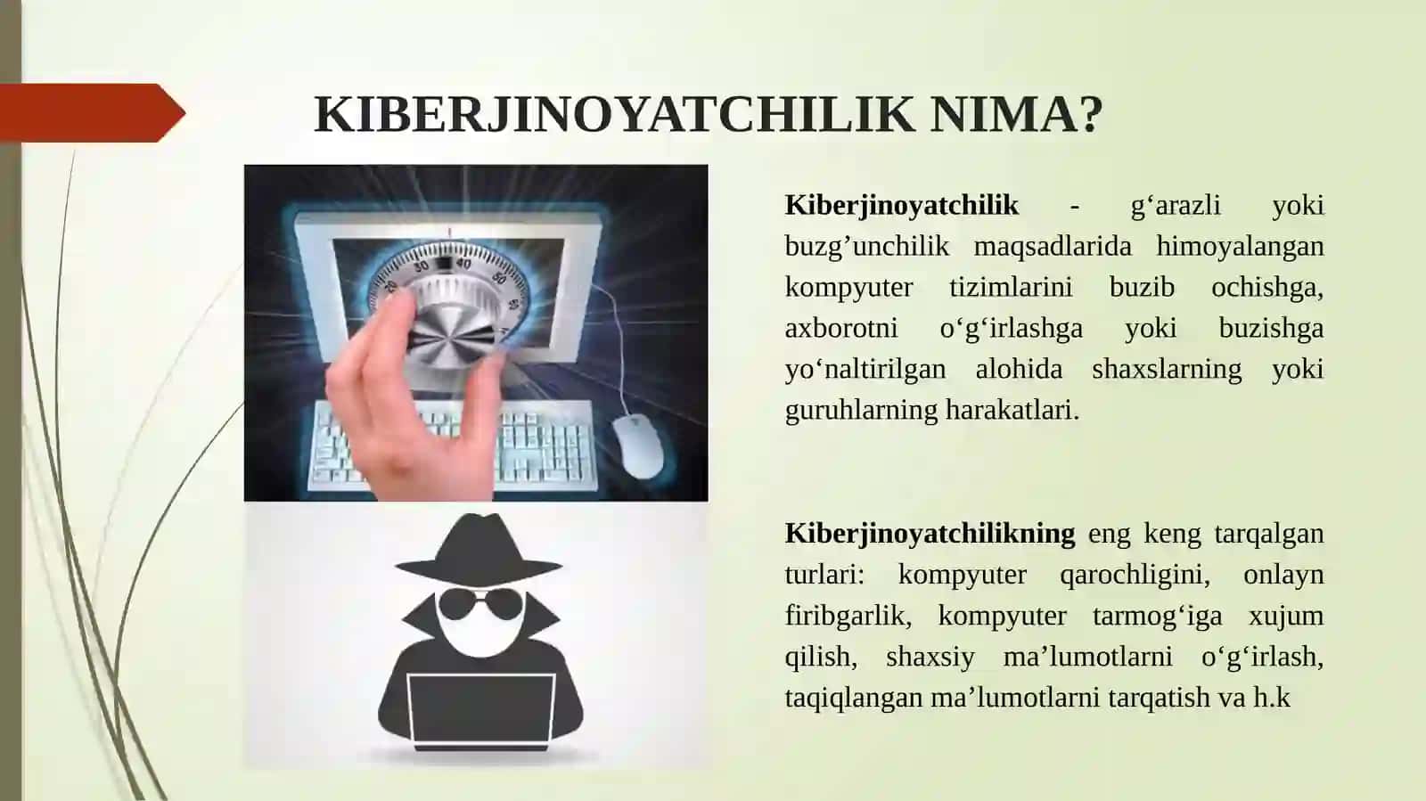 Kiberxavfsizlik asoslari fanining o’quv yuklamasi 4