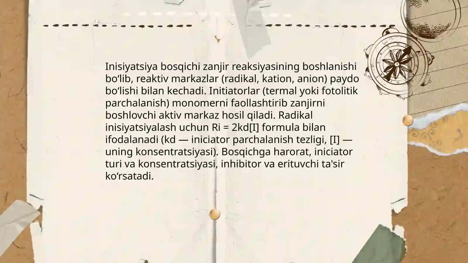 Polimer zanjir reaktsiyasining mohiyati 4