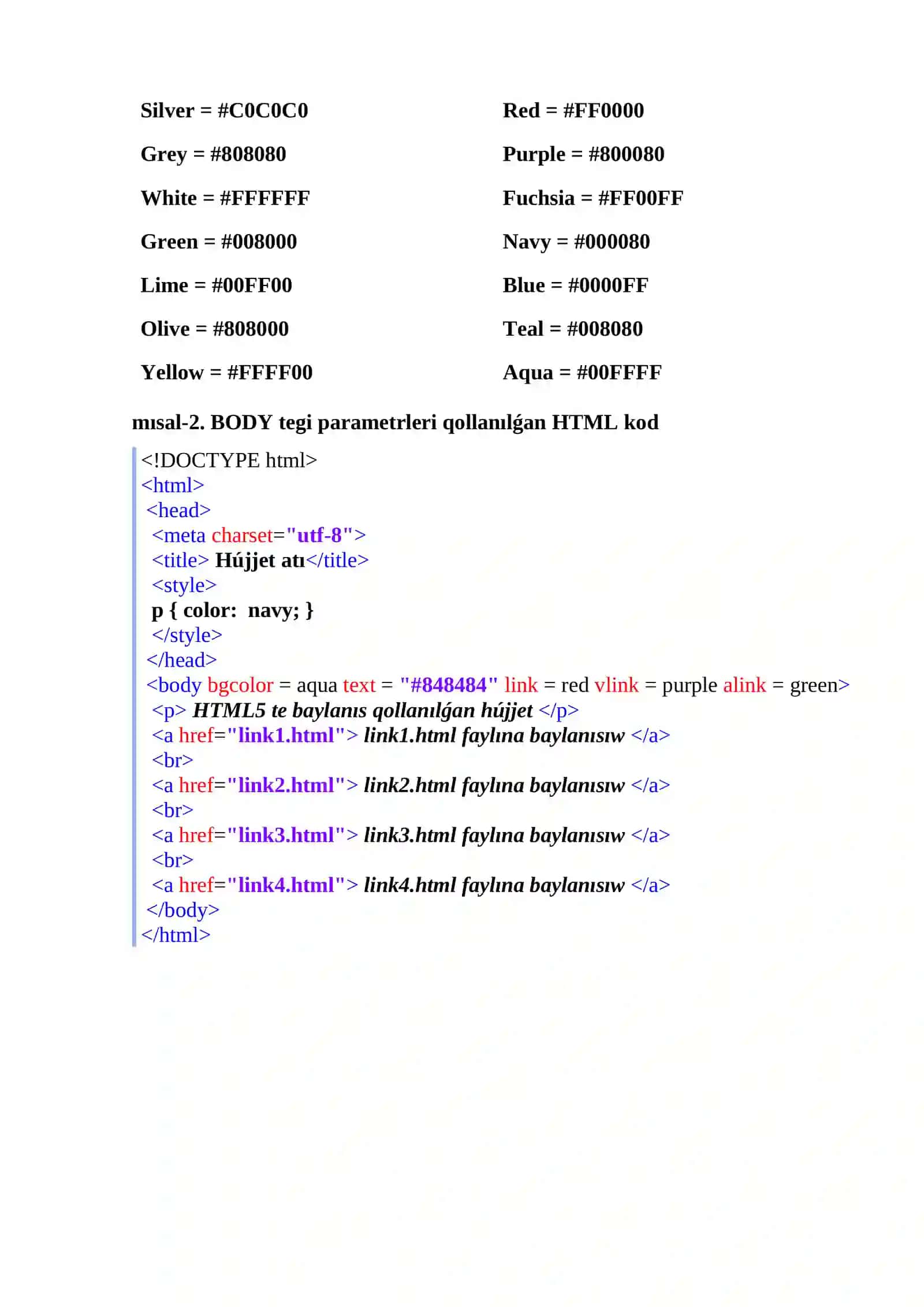 Web betler hám hújjetler jaratiw hámde olar menen islew 4