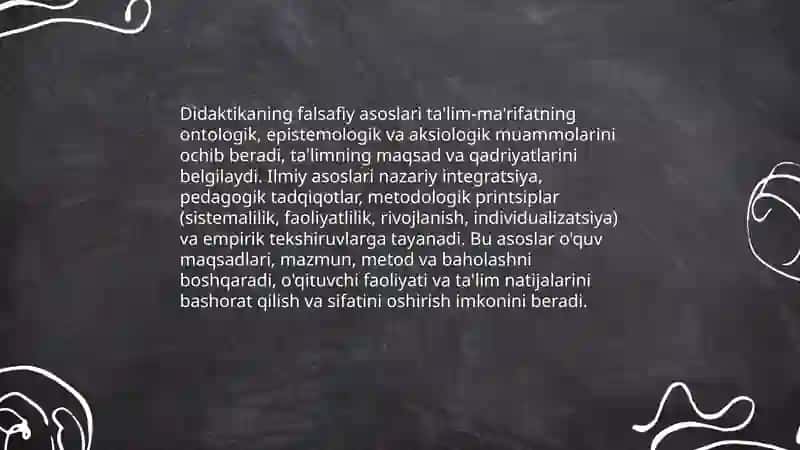 Didaktika ta'lim nazariyasi sifatida 4