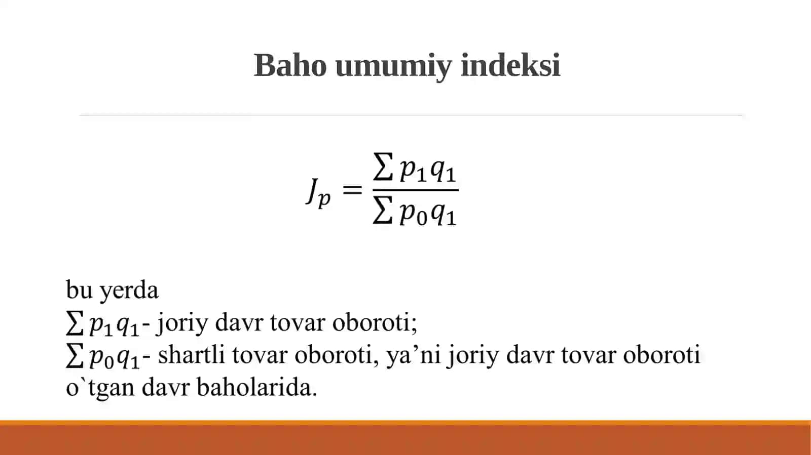 Statistik indekslar seminar 4