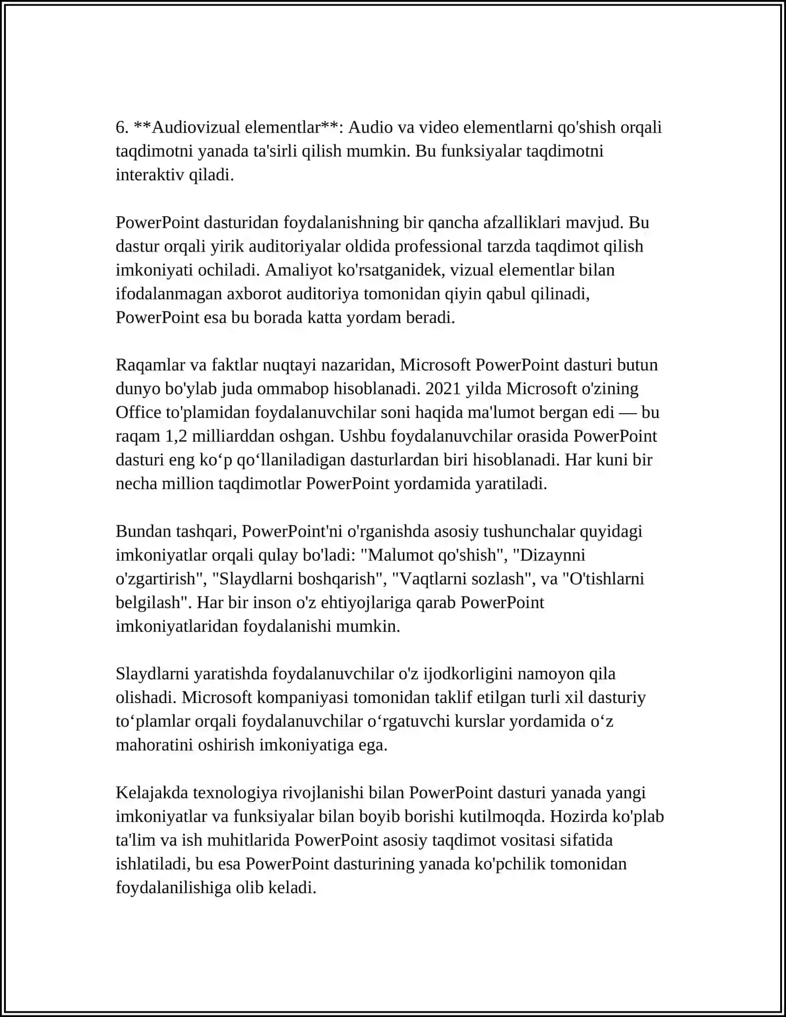 TAQDIMOTLAR YARATISH DASTURIY VOSITALARI 4