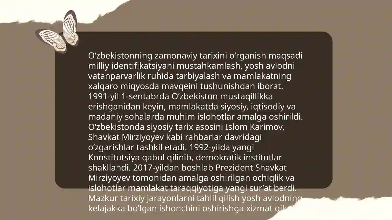 Oʻzbekistonning eng yangi tarixi 4
