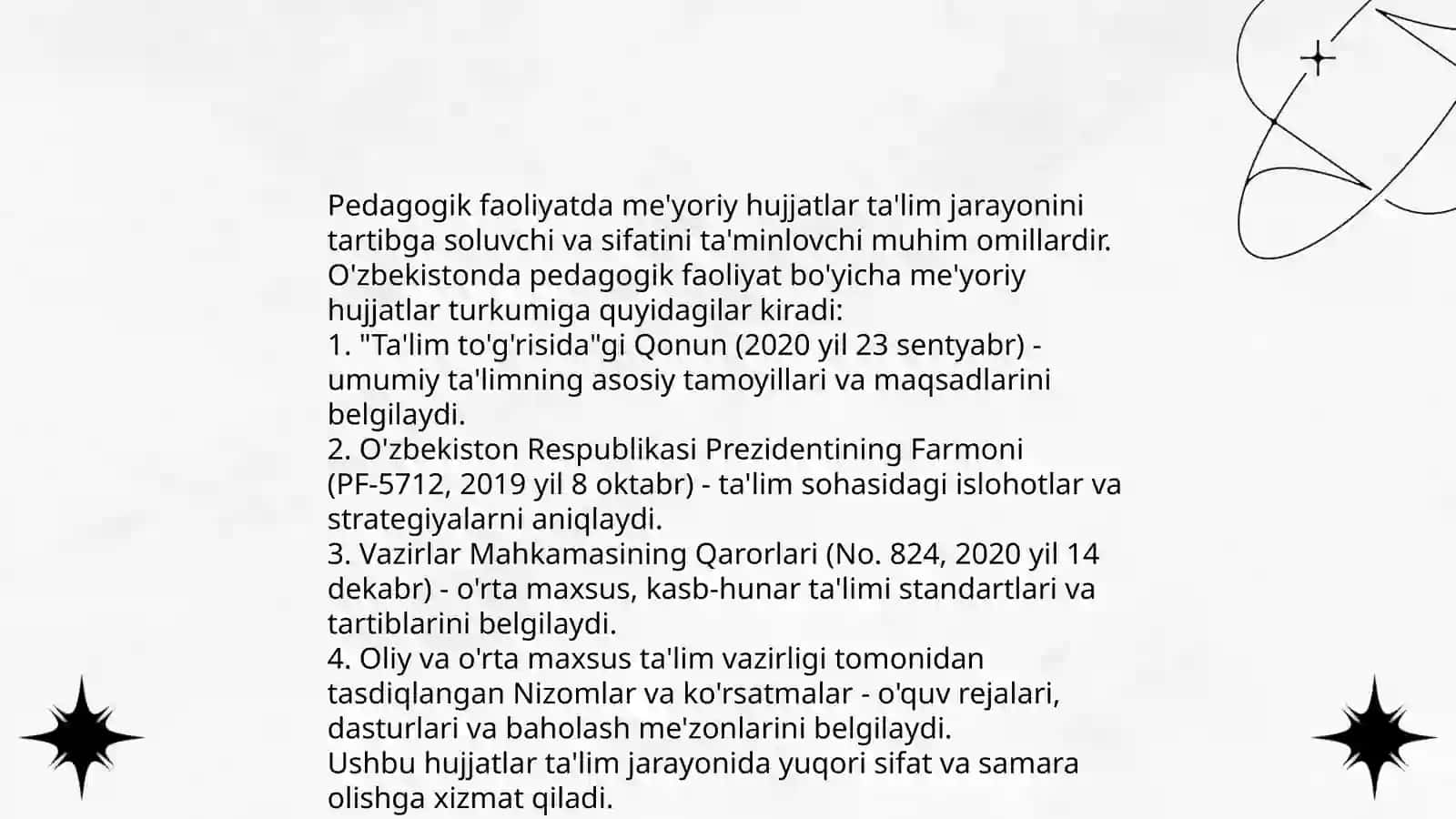 O'qituvchining huquqiy maqomi 4