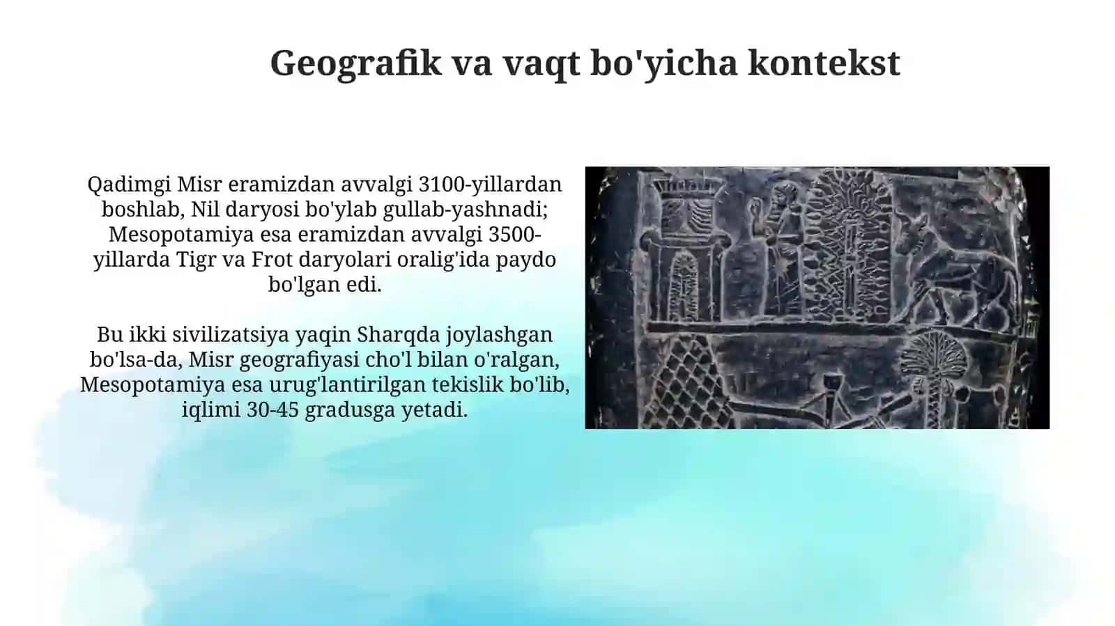 Qadimgi Misr va Mesopotamoyada xalqaro munosabatlar va diplomatiya 4