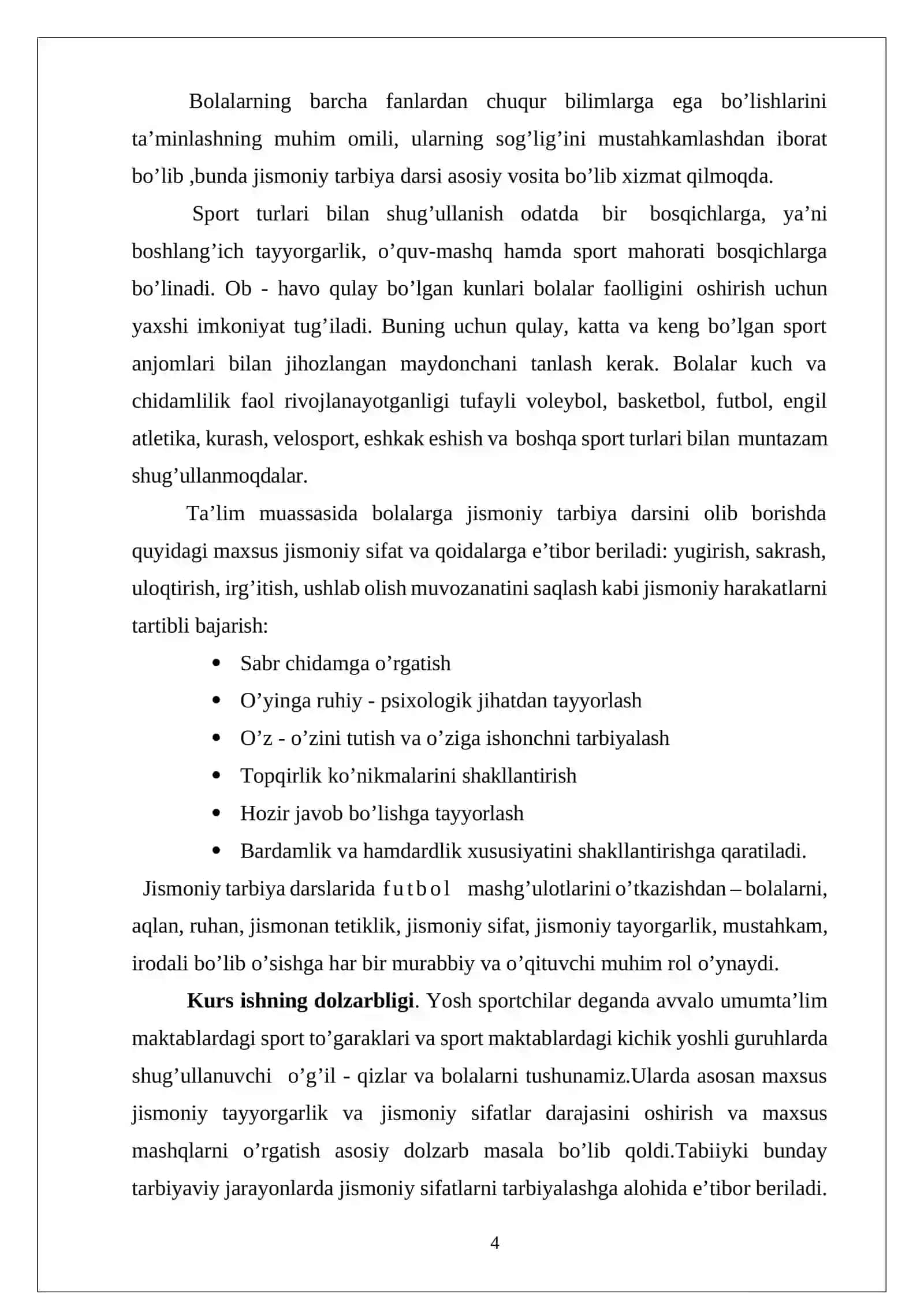 Fudbol o’yin texnikasi  tasnifi 4