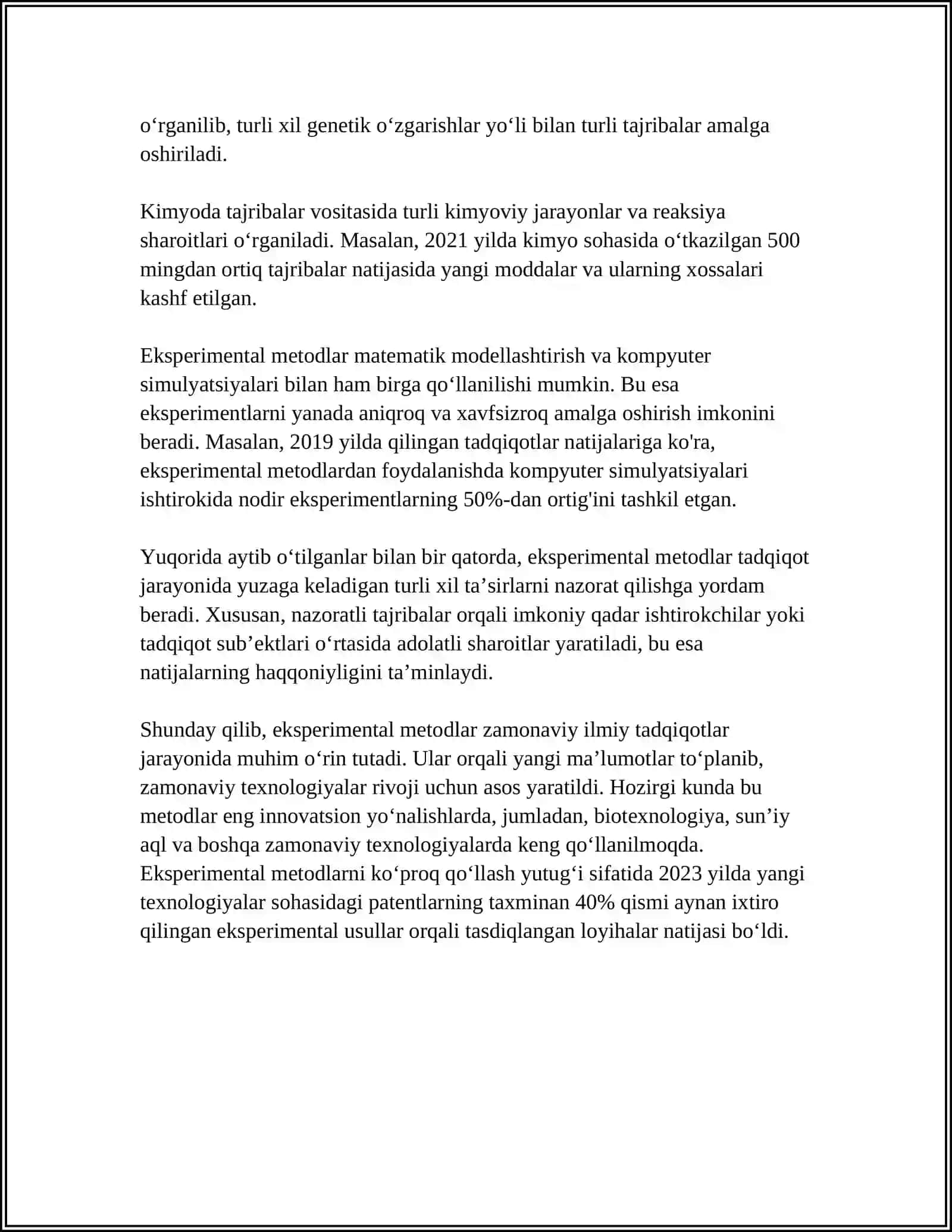HOZIRGI ZAMON PSIXALOGIYASINING TADQIQOT METODLARI 4