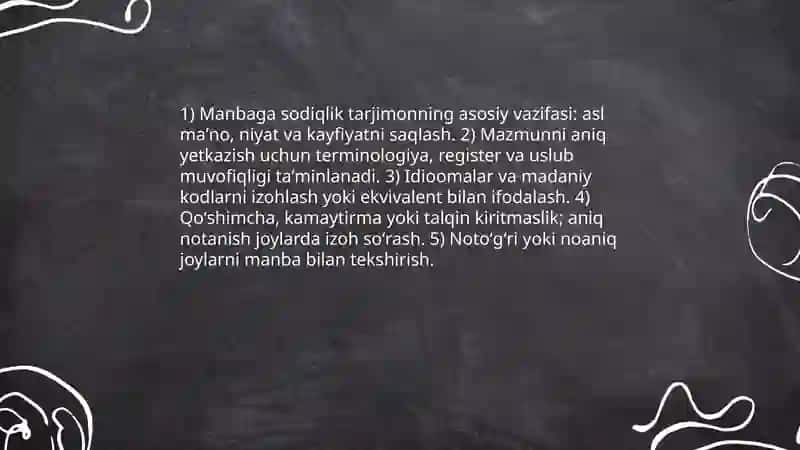 Tarjimonning etikasi 4