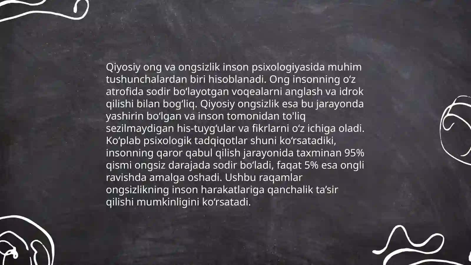 Ong taraqqiyoti va ongsizlik 4
