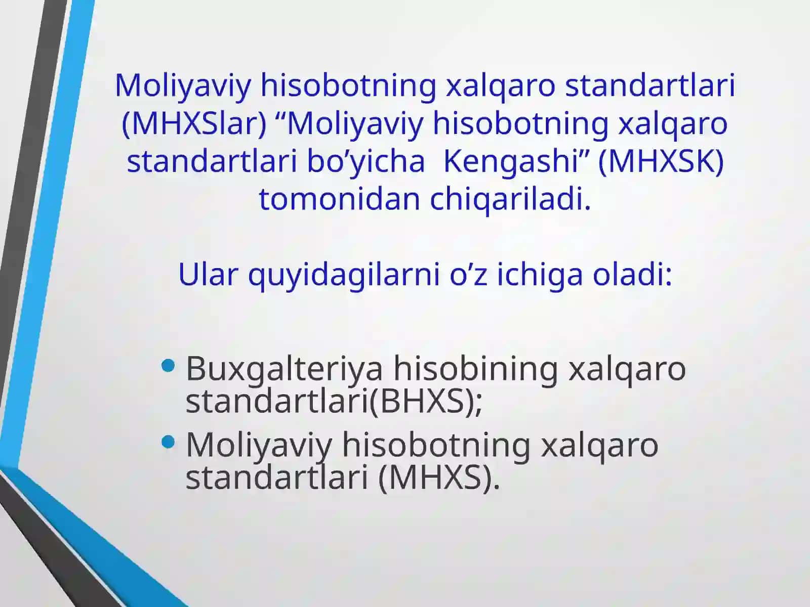 MOLIYAVIY HISOBOTLARNI TAQDIM ETISH 4