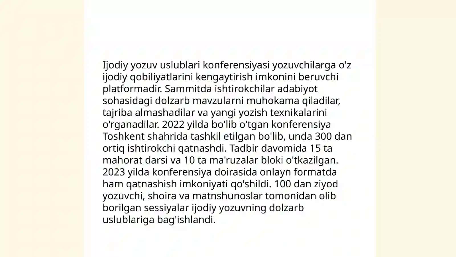 Ilmiy maqolalar yozish bo'yicha to'garak 4