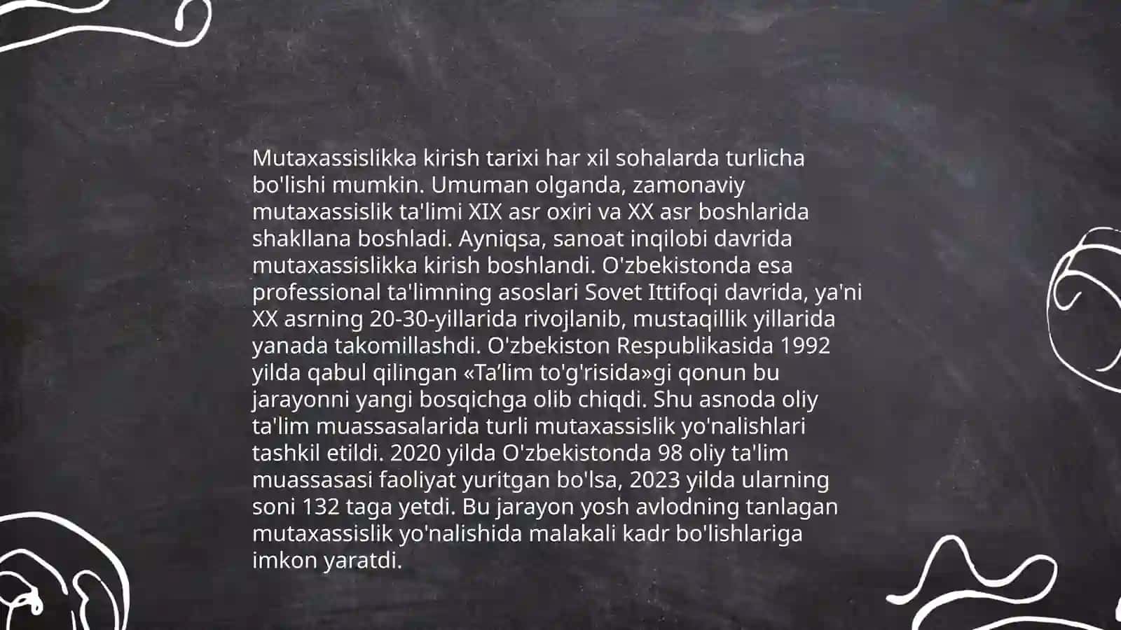 Mutaxassislikka kirish fan sifatida Abdullayeva Ozoda 4