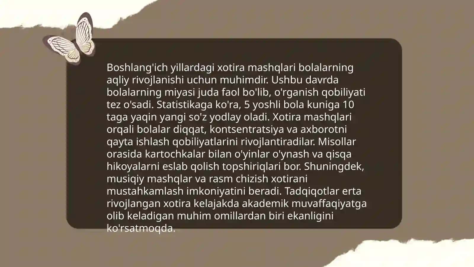 Maktabgacha yoshdagi bolalarda xotiraning rivojlanishi 4
