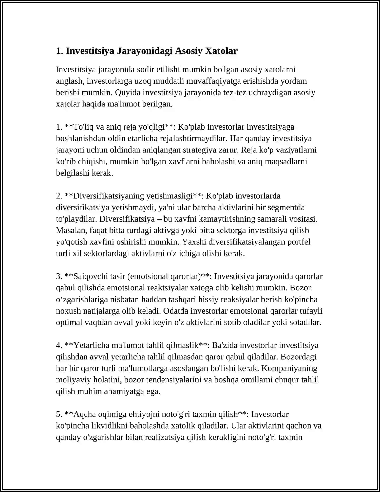 YOZMA ISHLARDAGI XATOLAR VA ULARNI BARTARAF ETISH USULLARI 4