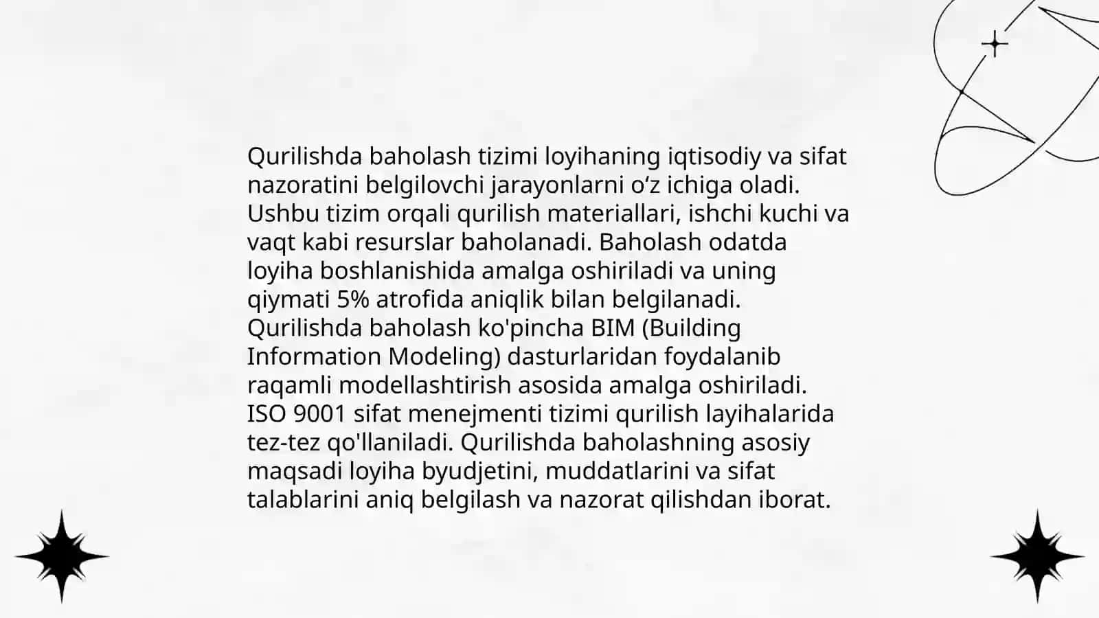 Qapiyal qurilishda bahoni shakllantirishning smeta normativ bazasi 4