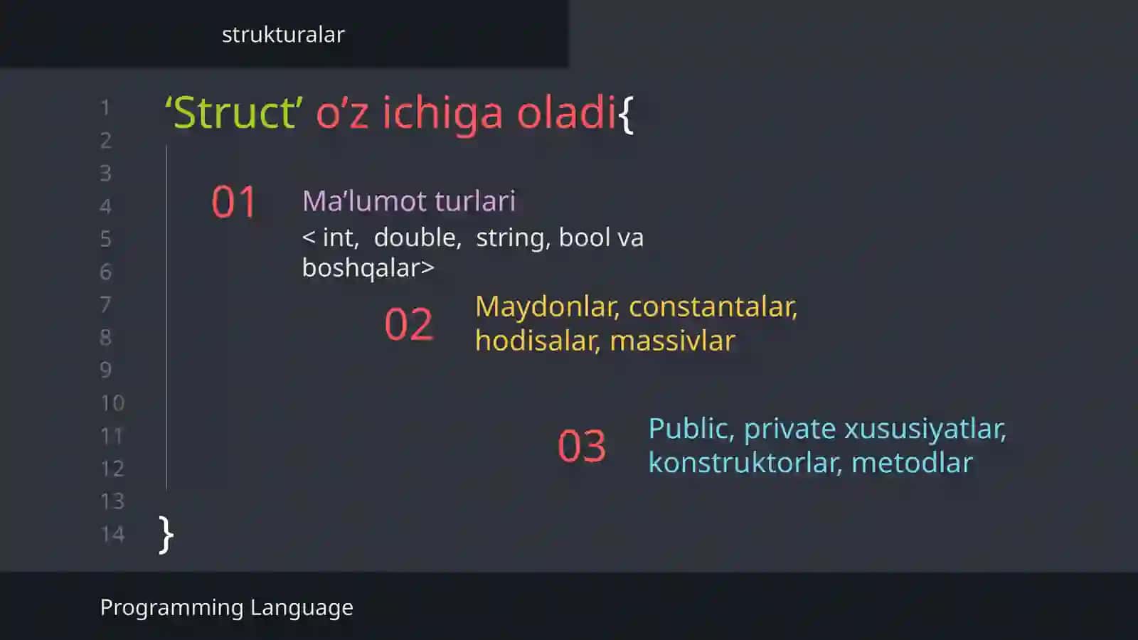 Strukturalar 4