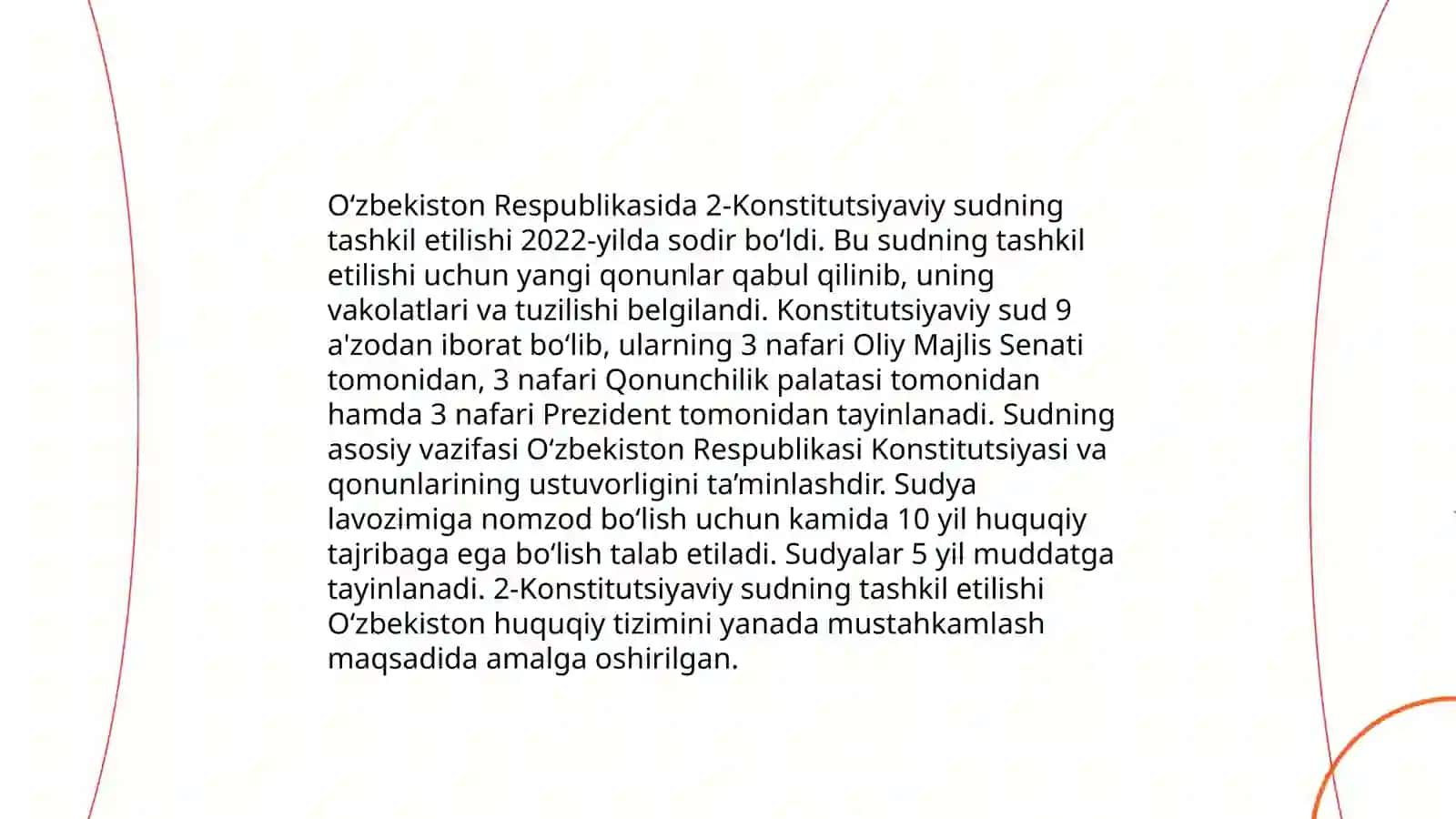 Mustaqillik yillarida sud huquq tizimidagi islohotlar 4