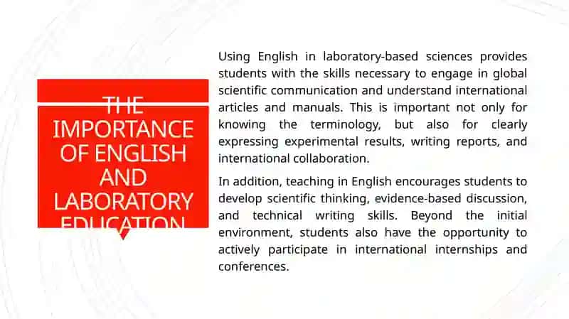 Teaching Laboratory-Based Subjects in English 4