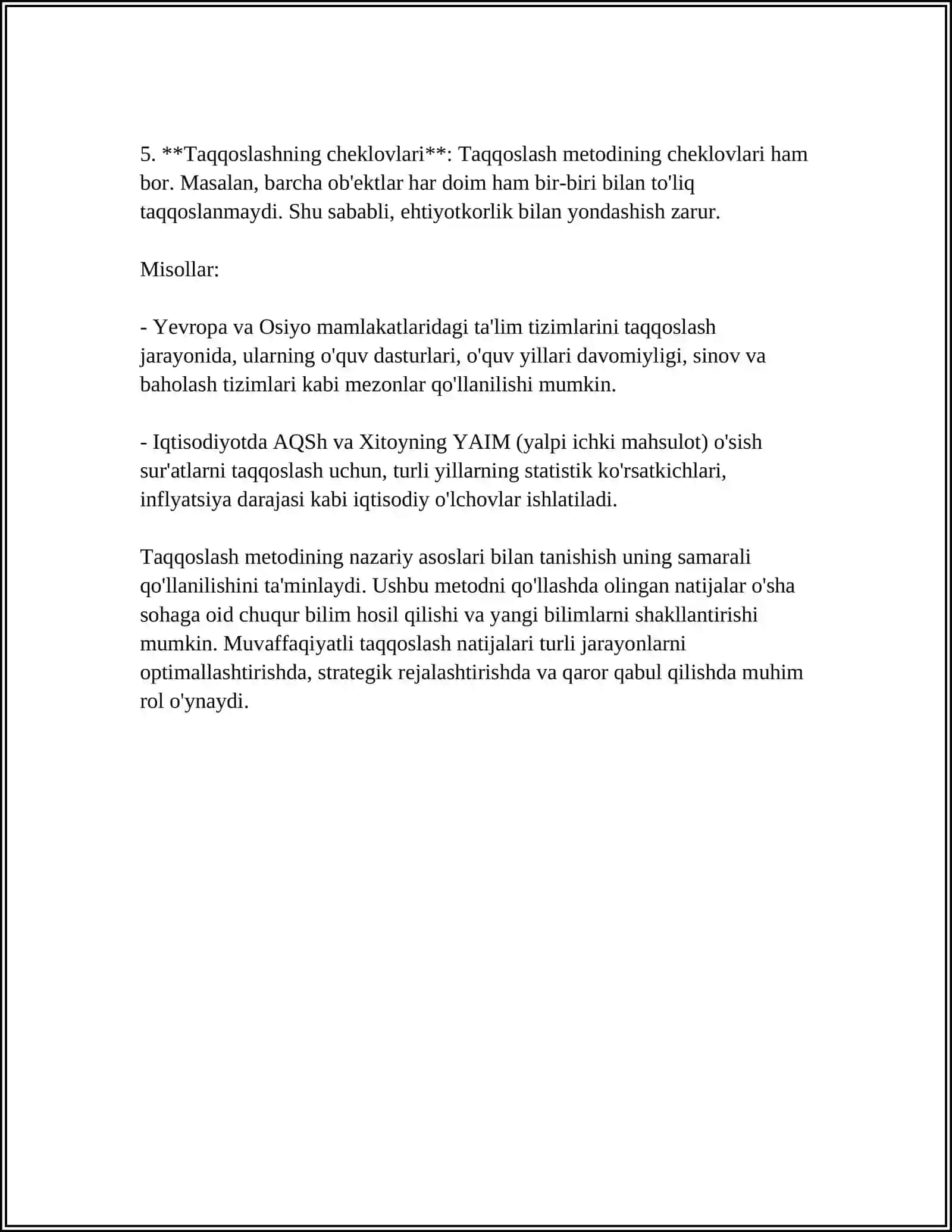 TAQQOSLASH METODINI RUS TILI FANIDA QO‘LLASH 4