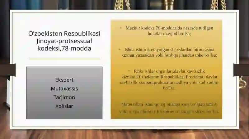 JINOYAT PROTSESSIDA ISHTIROK ETISHGA MONELIK QILADIGAN HOLATLARRAD QILISHLAR 4