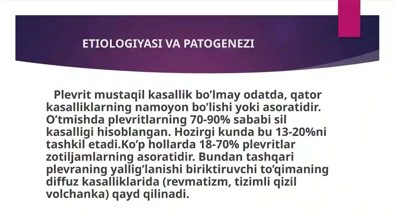 PLEVRAYALLIG'LANISHLARI 4