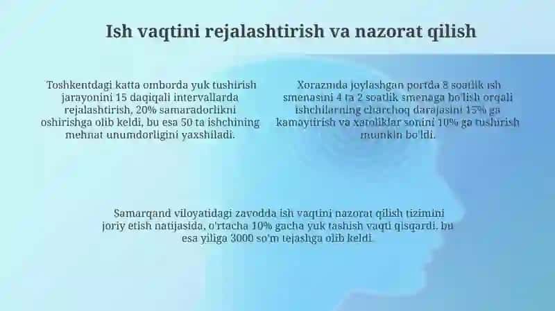 Yuklash va tushirish operatsiyalarida mehnatni tashkil etish 4