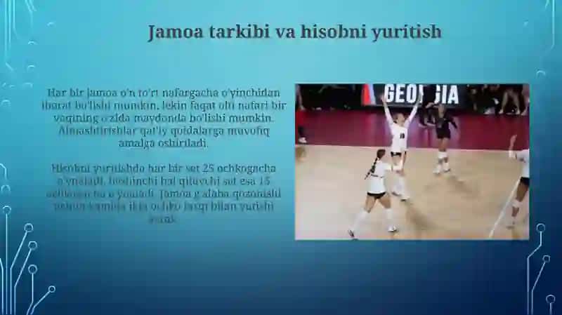 Voleybol musоbaqa qоidalari, musobaqalarni tashkil qilish asoslari 4