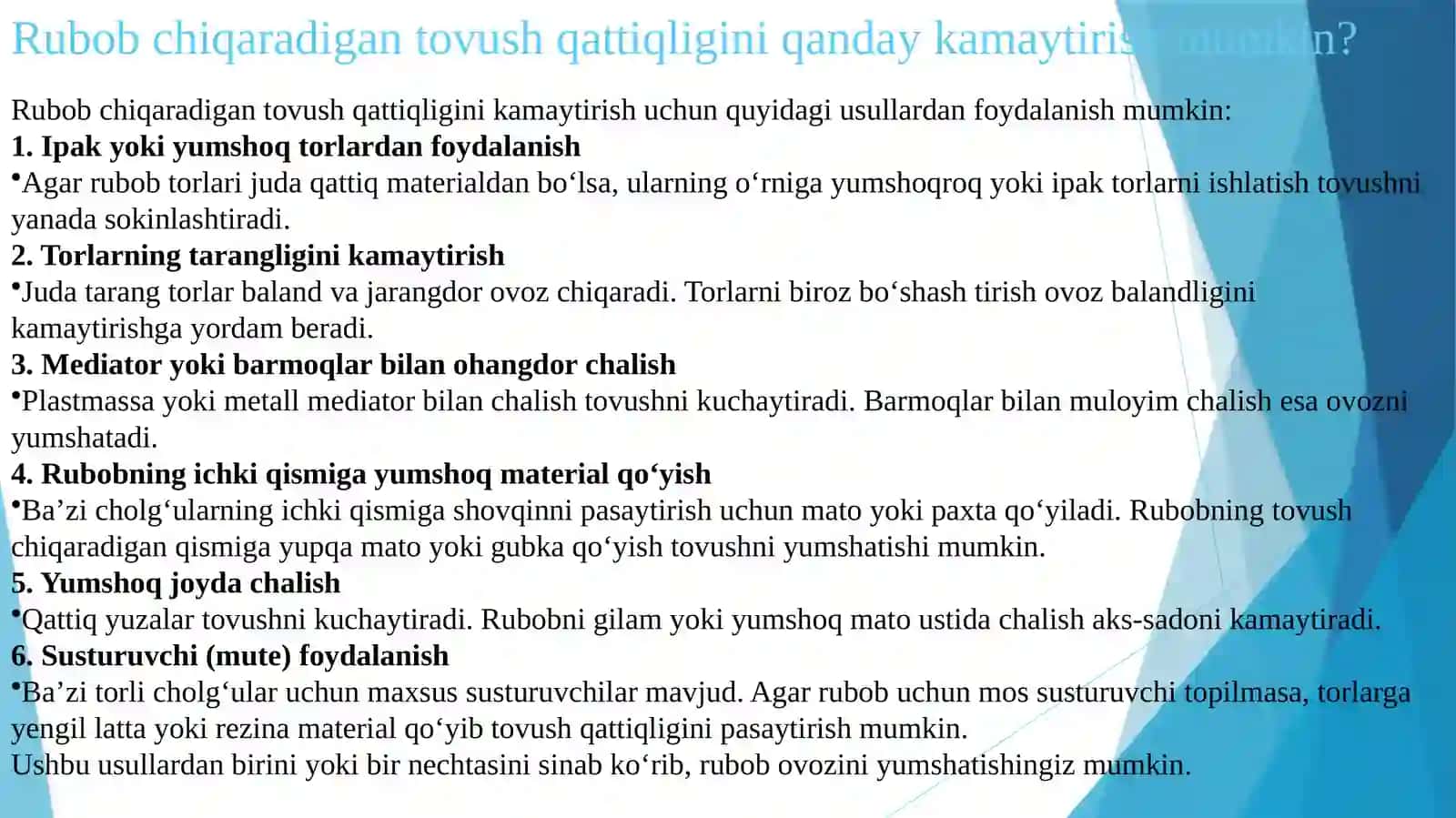 Tovushning balandligi va qattiqligi (Tabiiy fan) 4