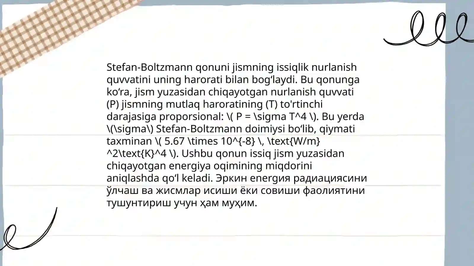 Jismlarning issiqlik nurlanishi 4