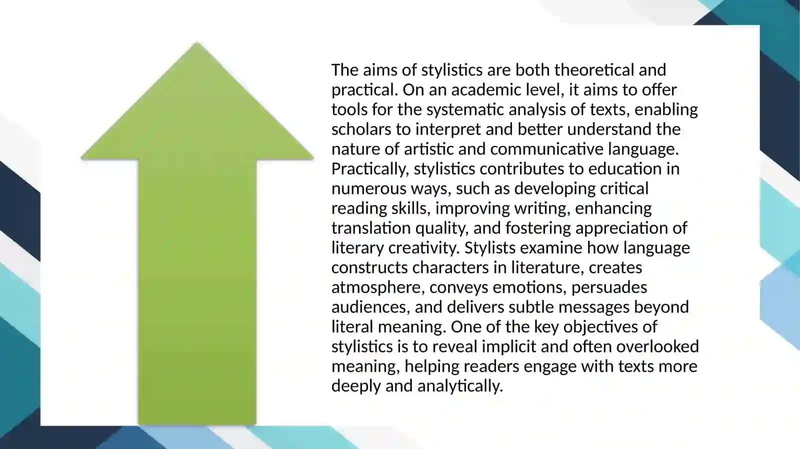 The subject and aims of stylistics. The notion of stylistics. Content of stylistics. Comparative stylistics. 4