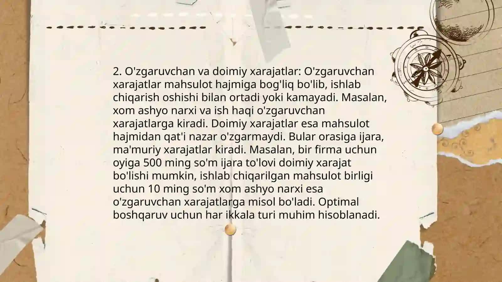 Ishlab chiqarish xarajatlari mazmuni, tarkibi va ishlab chiqarish xarajatlarini kamaytirishning iqtisodiy ahamiyati 4