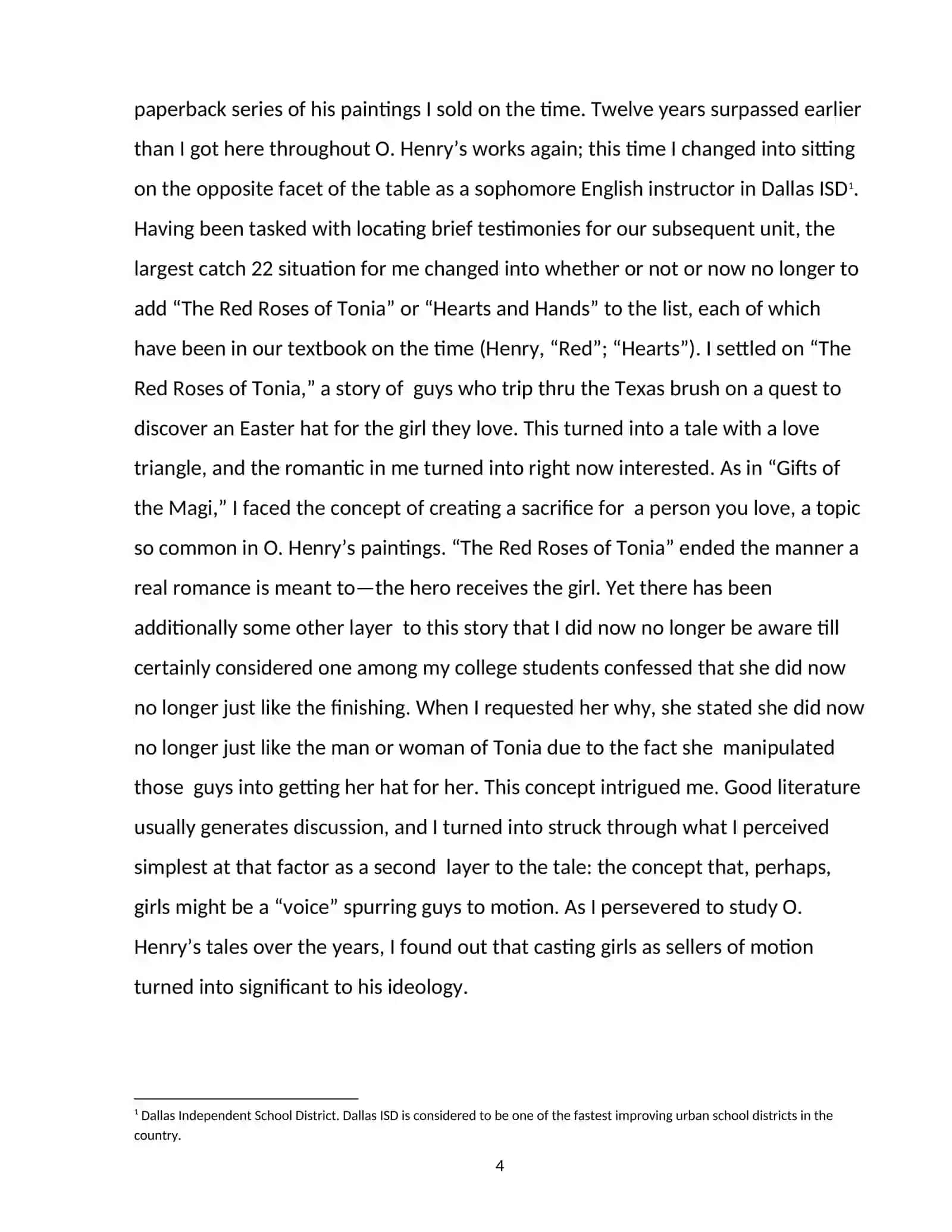 Course Paper: The image of New York and its role in O. Henry's short stories 4