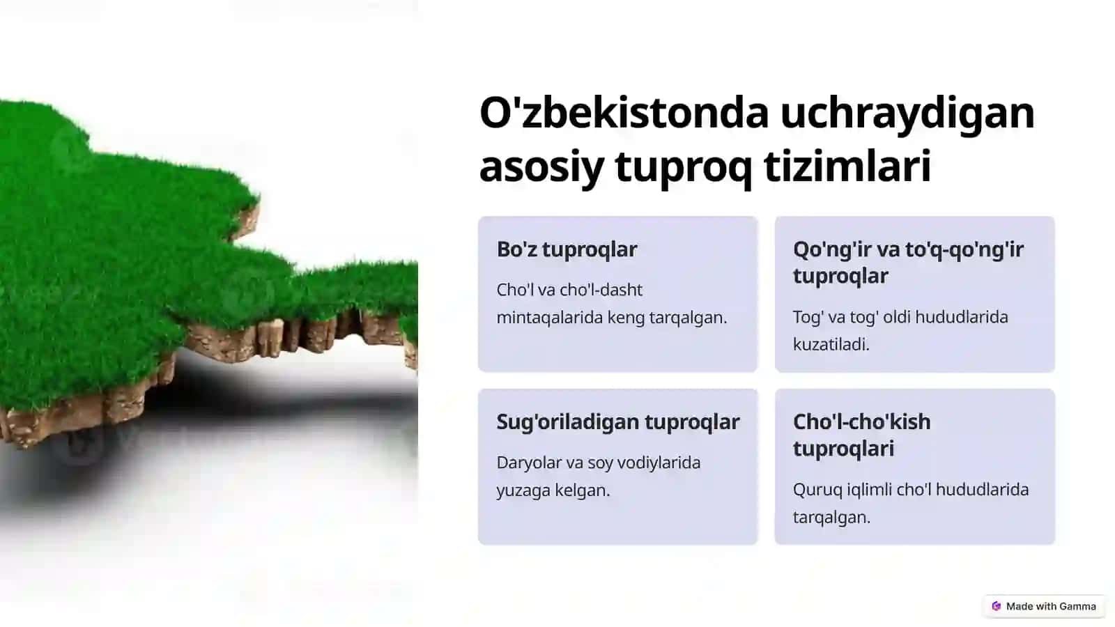 Turli tuproq tiplari 4