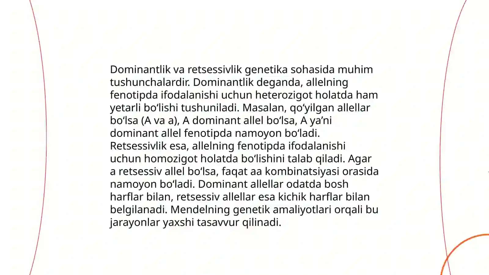 Mendel qonunlari 4