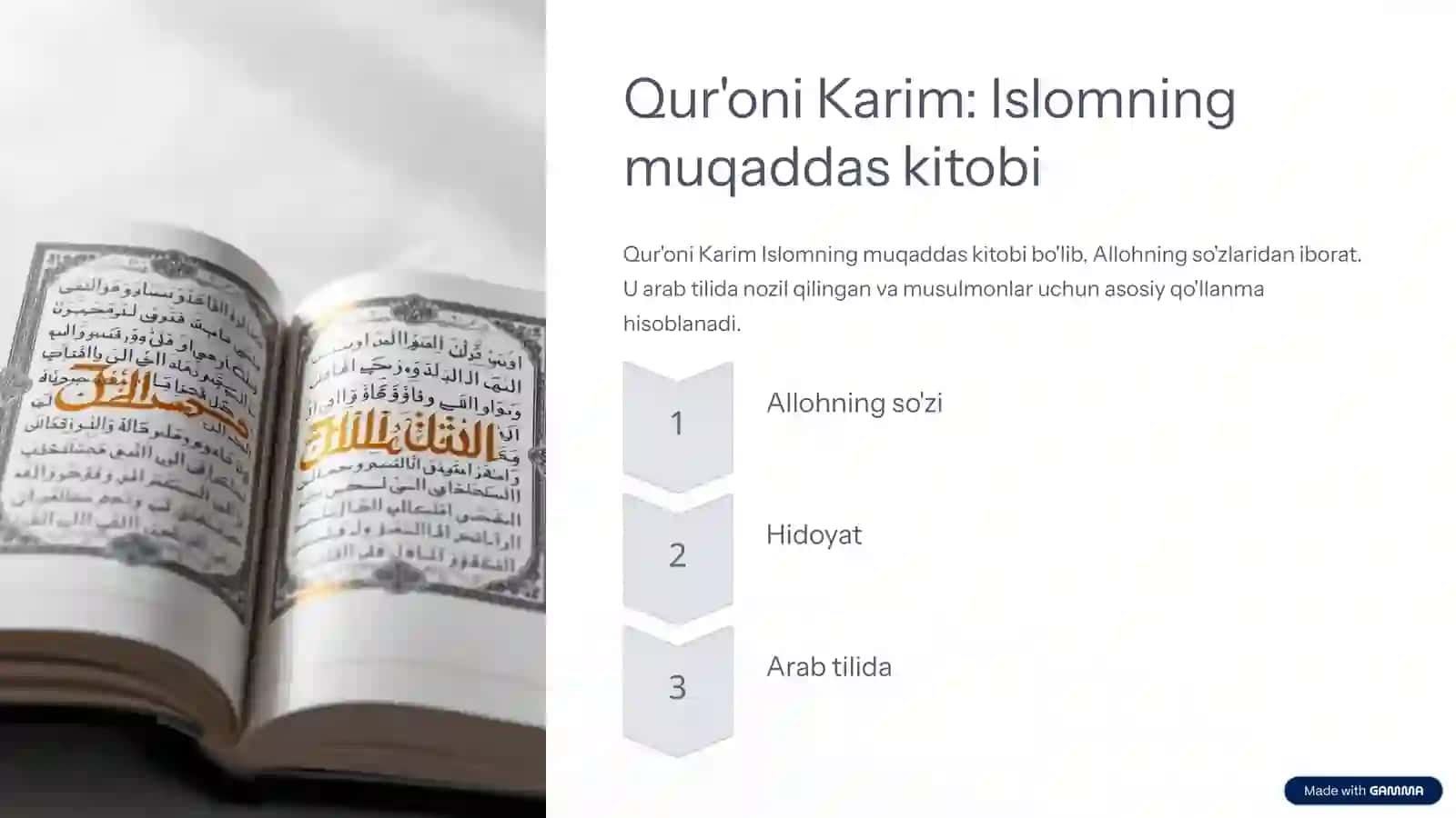 Islom dini haqida taqdimot 4