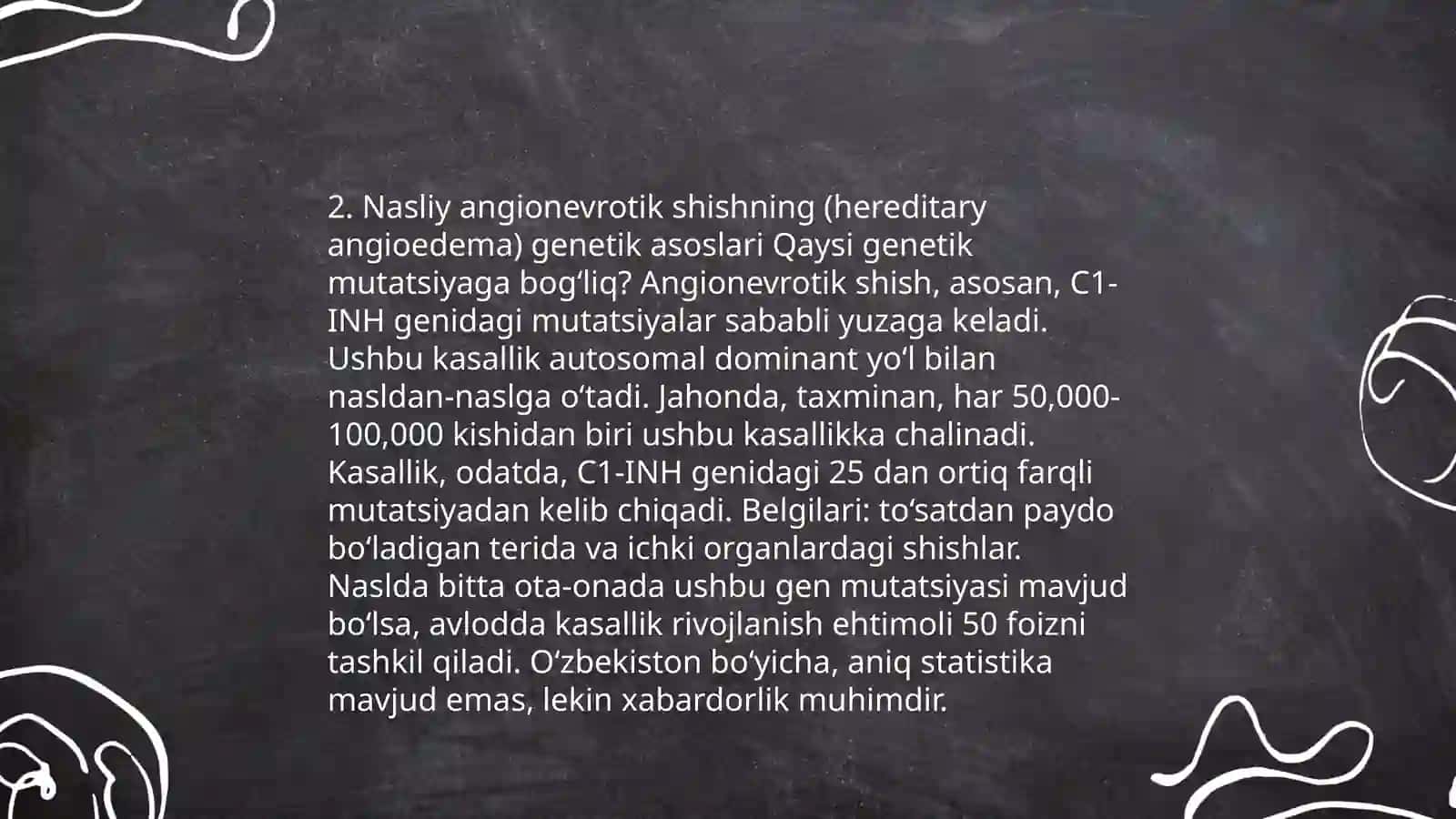 Nasliy angionevrotik shishi etiopatagenezi 4