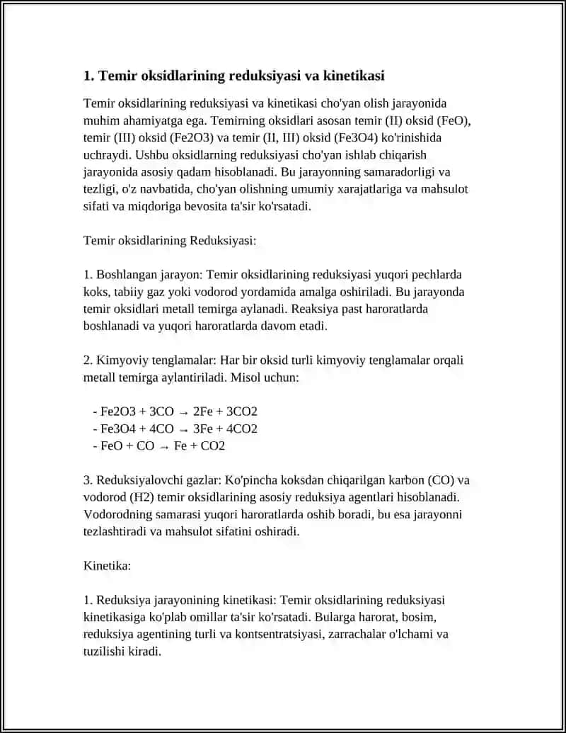 CHÕYAN OLISHDA KECHADIGAN ASOSIY FIZIK-KIMYOVIY JARAYONLAR 4