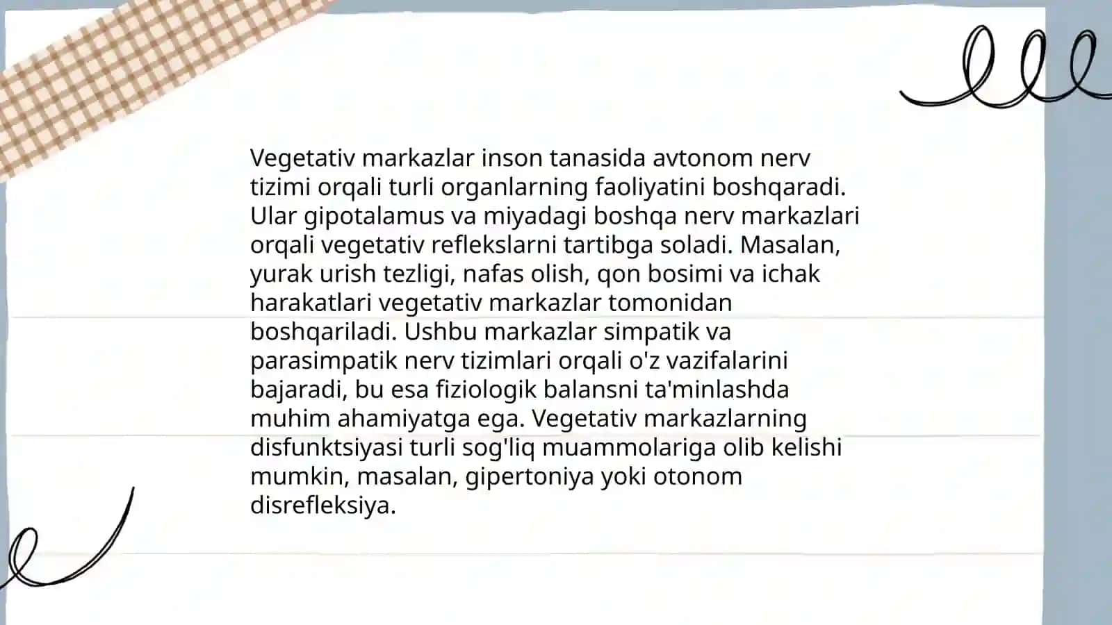Vegetativ yuqori markazlar va ularning funksiyanal ahamiyati 4