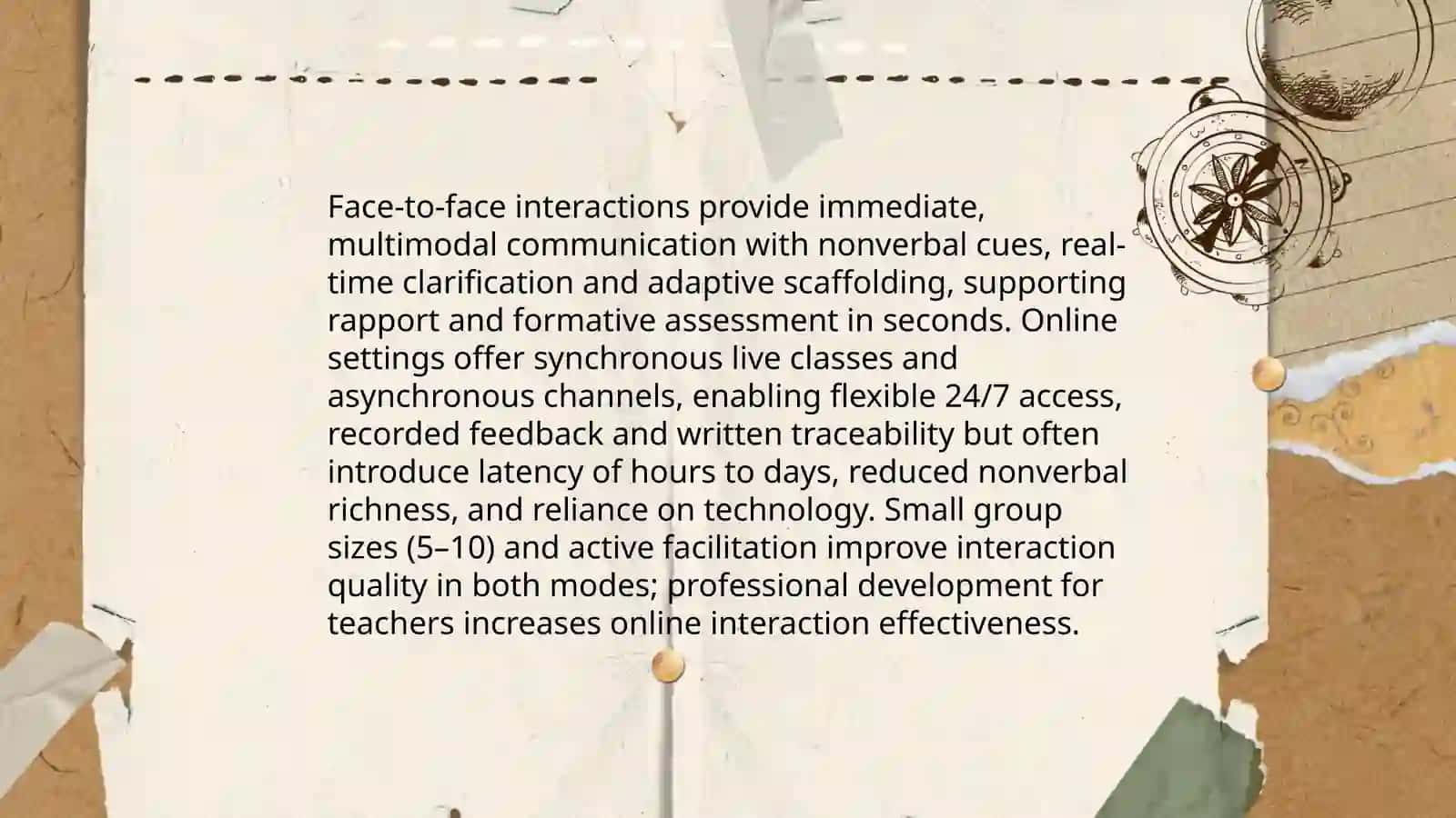 Face to face learning vs online learning 4