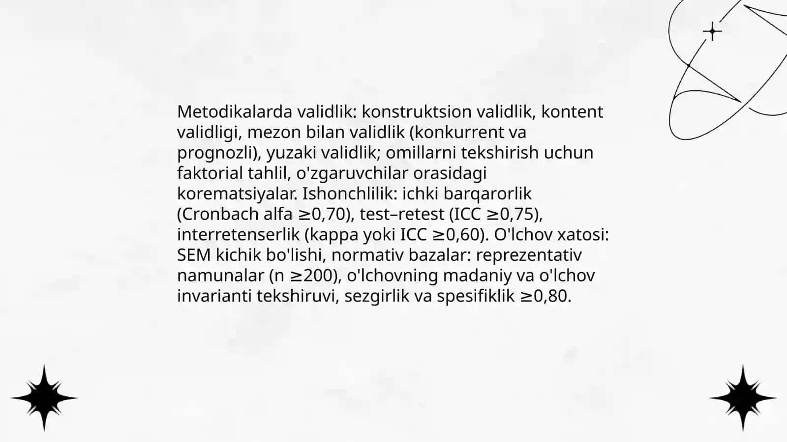 Psixodiagnostik metodikalardan foydalanuvchilar va ishlab chiquvchilar uchun talablar 4